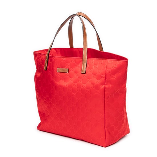 Gucci Medium Open Tote en Rojo Lienzo - Image 2