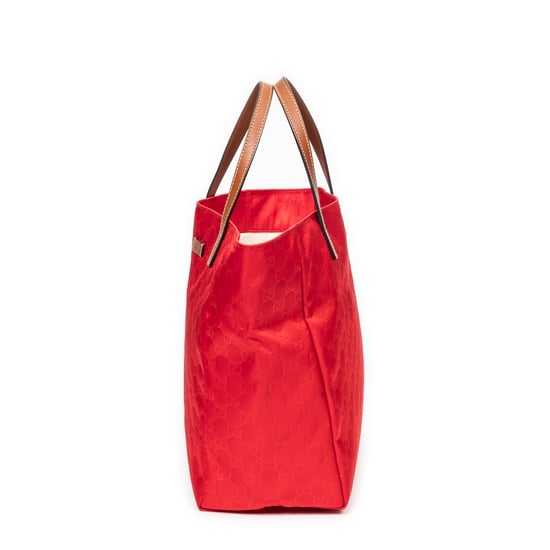 Gucci Medium Open Tote en Rojo Lienzo - Image 3