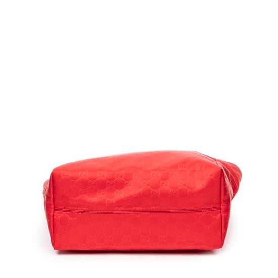 Gucci Medium Open Tote en Rojo Lienzo - Image 6
