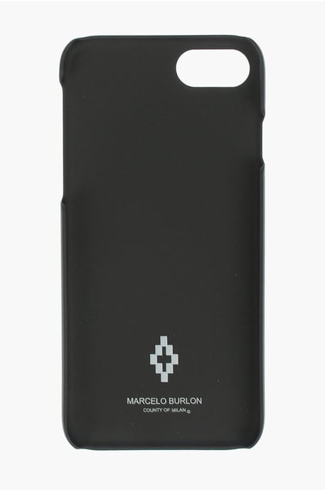 Funda para iPhone 7 con estampado en relieve FLAGS SIDES en color negro - Image 3