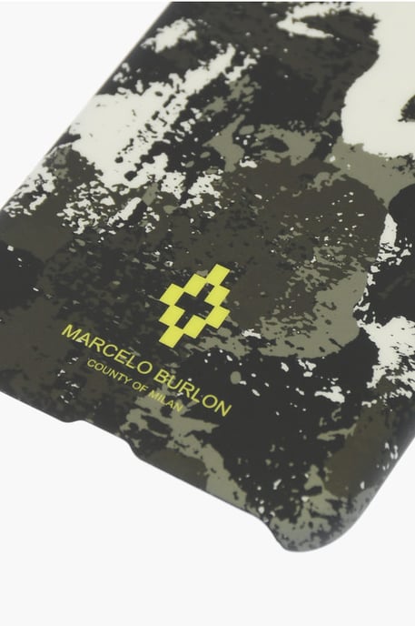 Funda para iPhone XS con estampado de camuflaje en verde militar - Image 2