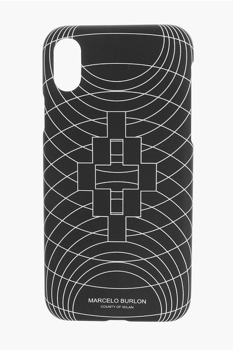 Funda para iPhone XS con estampado en relieve RSD TRANSPORTE EXCEP XS en negro - Image 1