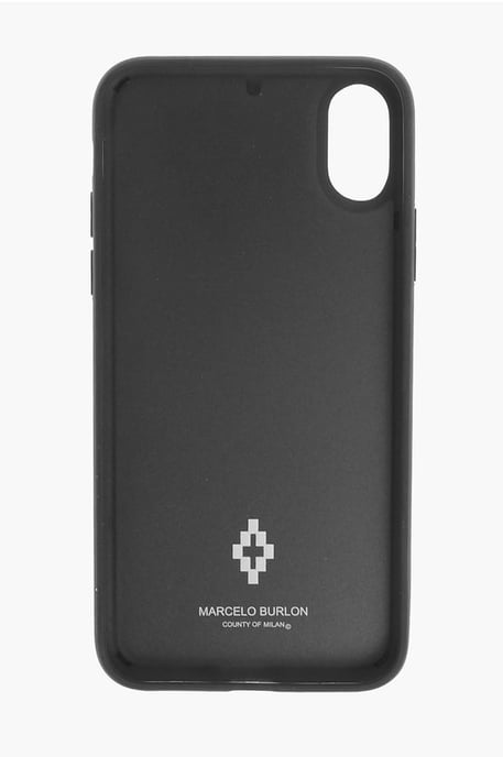 Funda para iPhone XS con estampado en relieve CROSS 3D en negro - Image 3