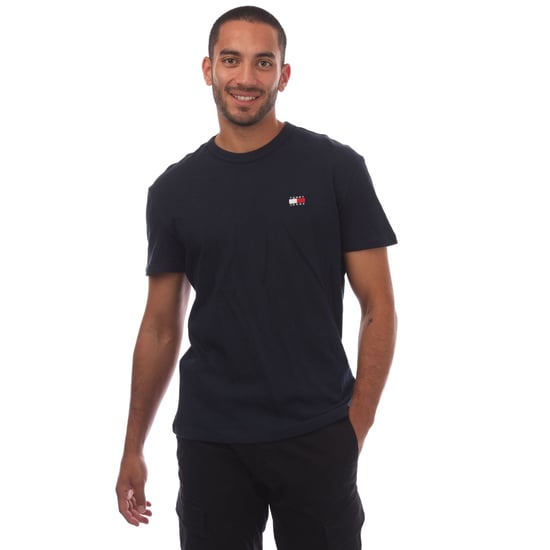 Camiseta con parche tonal de Tommy Hilfiger para hombres en azul - Image 1