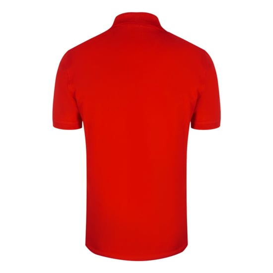 Polo rojo con logo triangular pequeño de Diesel - Image 2