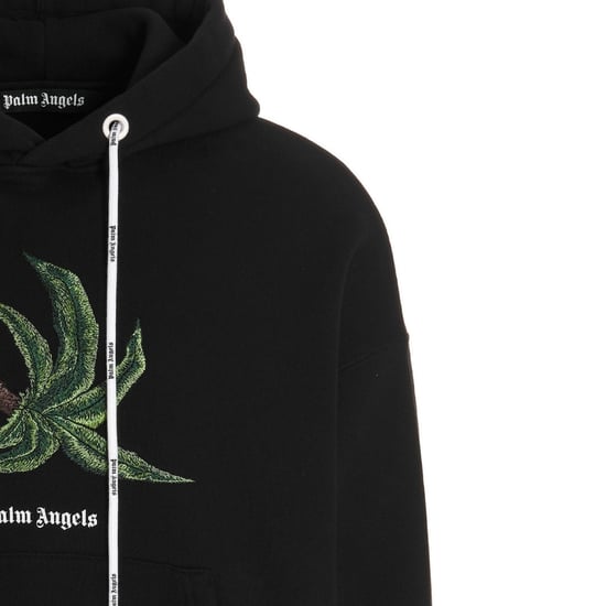 Palm Angels Broken Palm Tree sudadera con capucha negra - Image 3