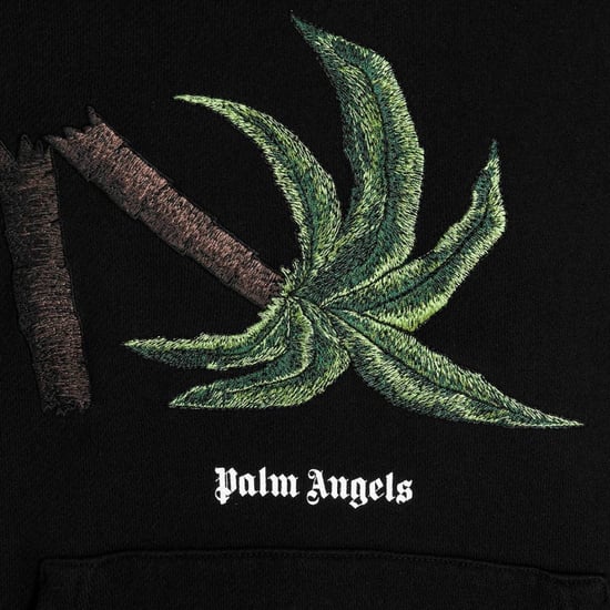 Palm Angels Broken Palm Tree sudadera con capucha negra - Image 4