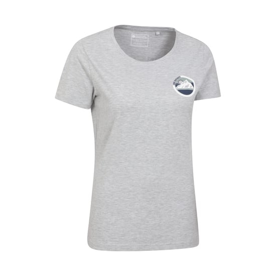 Mountain Warehouse Womens/Ladies Lake District Tree Ring Organic T-Shirt (Grey) - Image 4