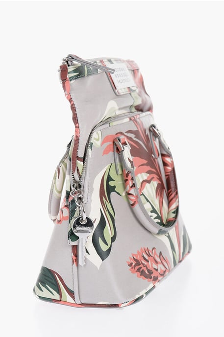 Bolso bandolera con estampado floral en verde - Image 2