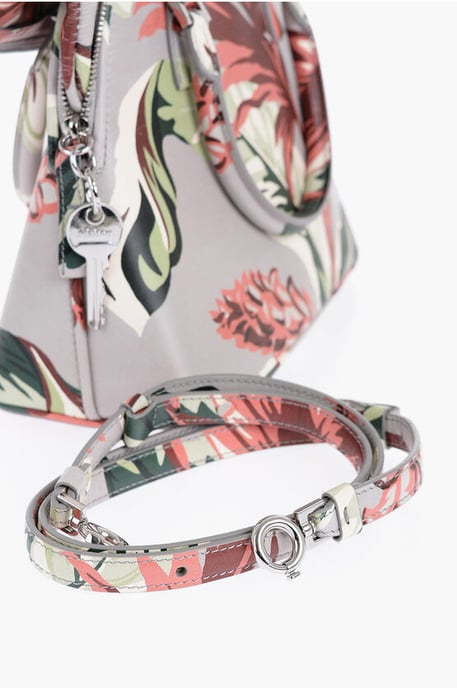 Bolso bandolera con estampado floral en verde - Image 4