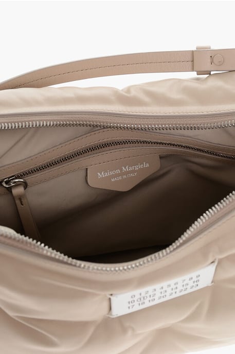 Bolso hobo GLAM SLAM de piel acolchada MM11 en rosa - Image 4