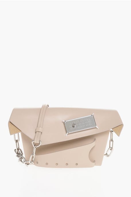 Bolso de mano MM11 CLASSIQUE de piel con bandolera extraíble en color rosa - Image 1