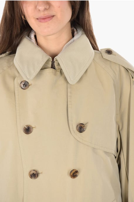 Blazer cruzado MM0 Mpaded con malla interior en beige - Image 3