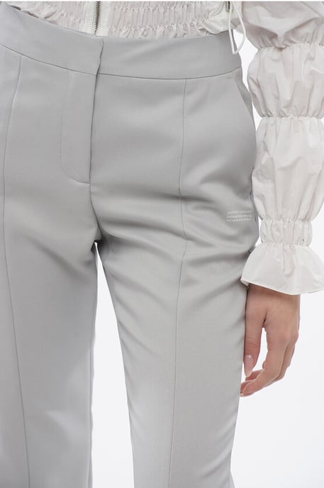 Pantalones CORPORATE TECH con tobillos divididos en gris - Image 2