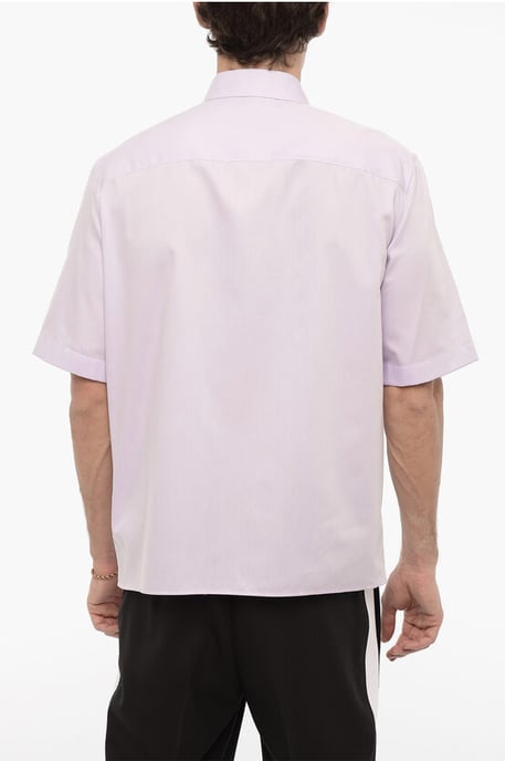 Camisa FAIRISLE THUNDERBOLT de manga corta en violeta - Image 2