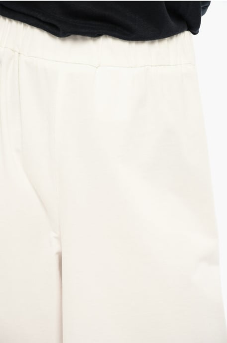 Shorts de algodón con parche en color blanco - Image 3