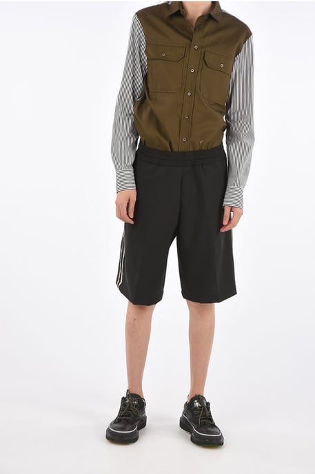 Pantalones cortos con cordón en negro - Image 4