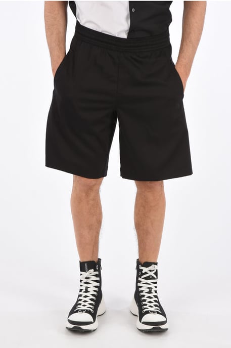 Pantalones cortos CITY con cordón en negro - Image 1