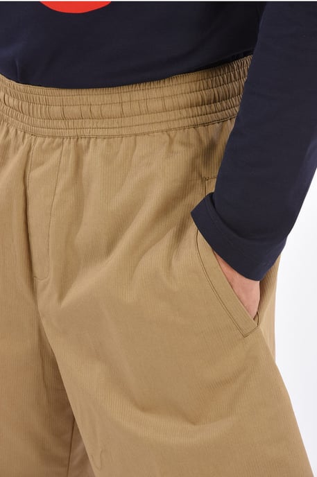 Pantalones cortos CITY con cordón en beige - Image 3