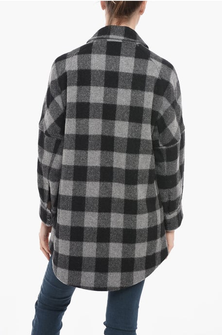 Camisa BUFFALO de mezcla de lana en gris - Image 2