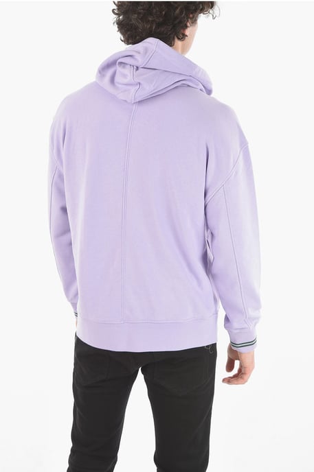 Sudadera con capucha de ajuste fácil JAMES HARDEN x NEIL BARRETT con logotipo estampado en violeta - Image 2