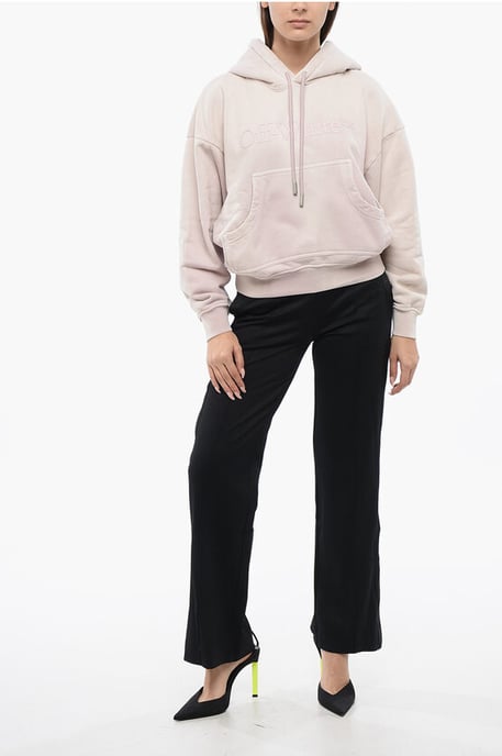 Sudadera con capucha maxi LAUNDRY con logotipo y bolsillo de parche en rosa - Image 4