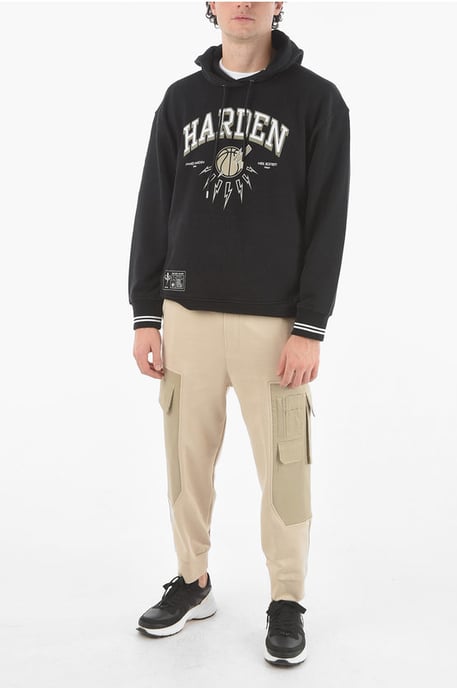 Sudadera con capucha de ajuste fácil JAMES HARDEN x NEIL BARRETT en negro - Image 4