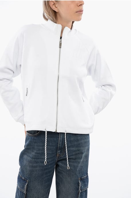 Sudadera sintética STELET con cordón en color blanco - Image 1