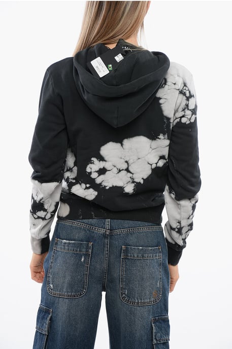 Sudadera con capucha HIMEJI con aplicación de joya en negro - Image 3