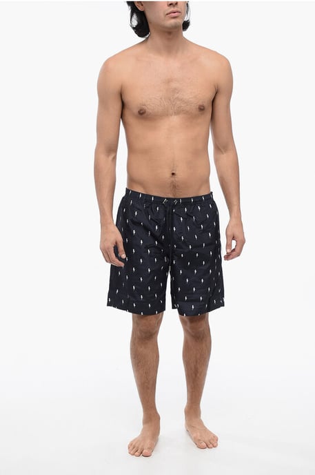 PANTALONES CORTOS DE BAÑO CON MICROPERNOS EN TODO EL EXTREMO - Image 4