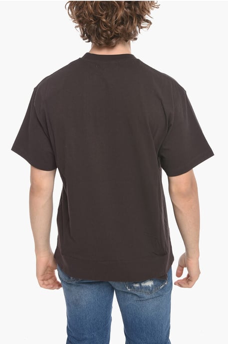 Camiseta de algodón con cuello redondo y bolsillo en la cintura - Image 2