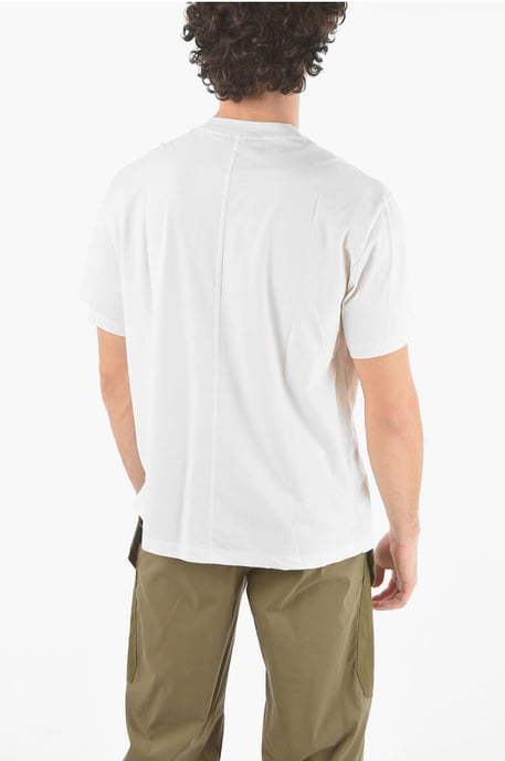 Camiseta con cuello redondo y logotipo estampado de JAMES HARDEN x NEIL BARRETT en beige - Image 2