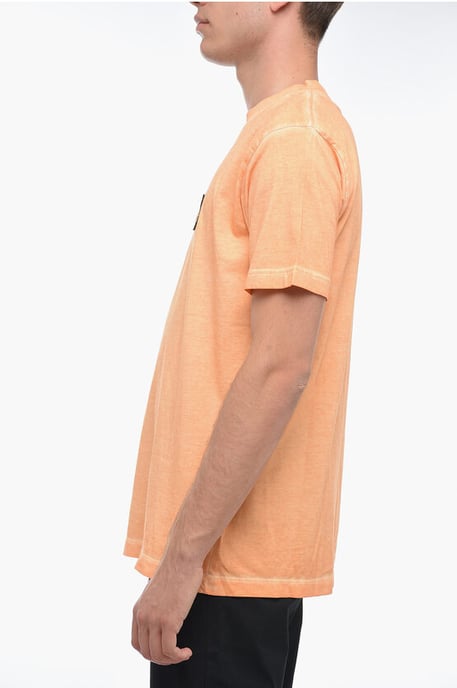 Camiseta SUNSET CROSS con parche de logotipo en naranja - Image 2
