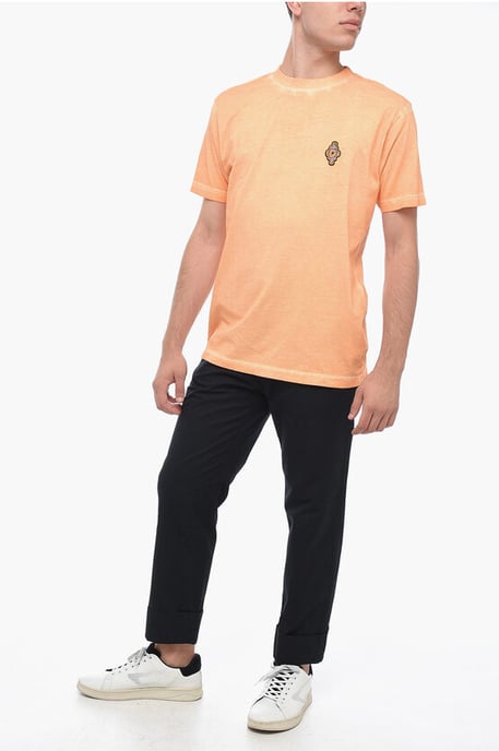 Camiseta SUNSET CROSS con parche de logotipo en naranja - Image 4