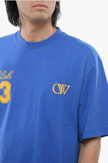 Camiseta estampada Skate-Fit 23 en azul - Image 3