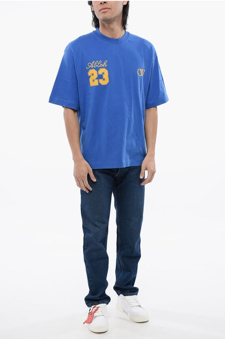 Camiseta estampada Skate-Fit 23 en azul - Image 4
