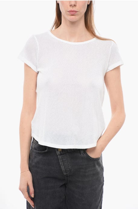 Camiseta de cuello redondo perforada por todas partes - Image 1