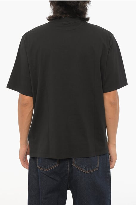 Camiseta de cuello redondo OPTICAL CROSS en color negro - Image 2