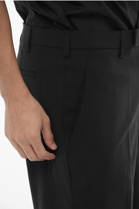 Pantalones negros ajustados de tiro bajo - Image 3