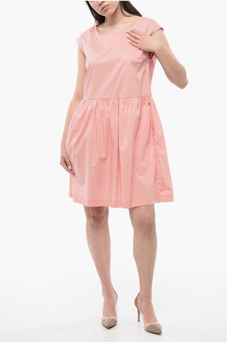 Vestido de algodón popelina sin mangas en color rosa - Image 4