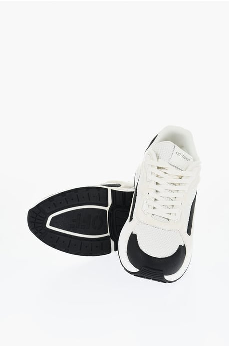 Zapatillas bajas KICK OFF con detalles de ante en blanco - Image 1