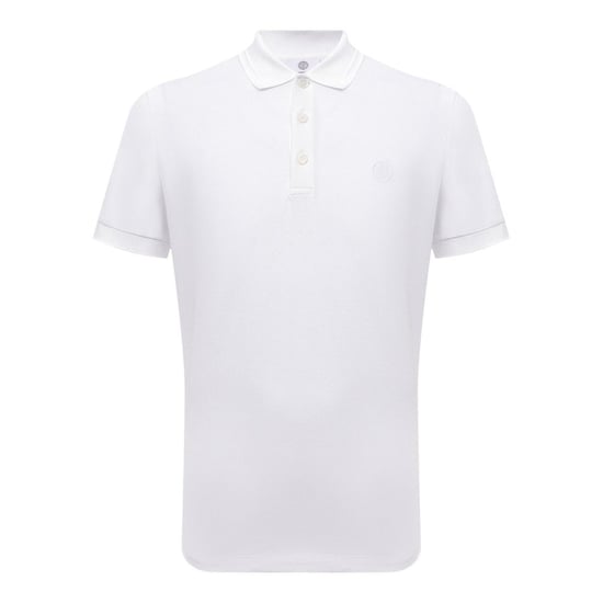 Polo blanco con monograma bordado de Burberry - Image 1