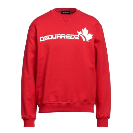Sudadera roja con el logo de la hoja de arce de Dsquared2 - Image 1