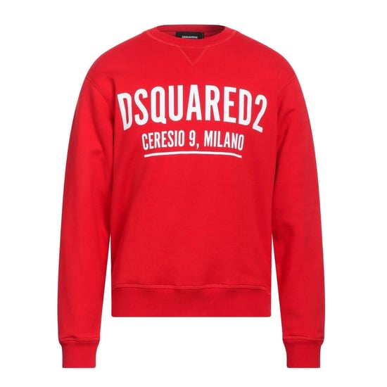 Sudadera roja de cuello redondo con el logotipo Ceresio de Dsquared2 - Image 1
