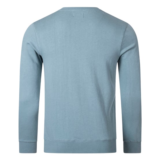Sudadera azul con logo grande Aquascutum Active - Image 2