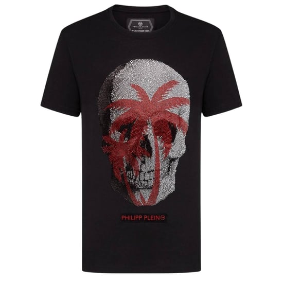 Camiseta negra con motivo de calavera grande de Philipp Plein - Image 1