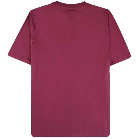Camiseta Aquascutum Active con logo grande burdeos - Image 2