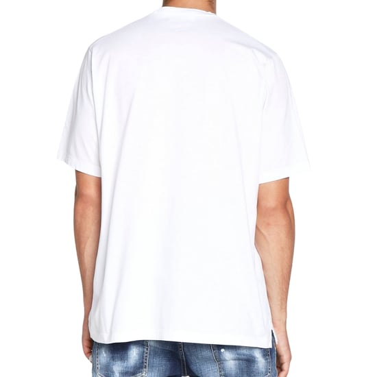 Camiseta blanca con hoja de arce en la parte delantera de Dsquared2 - Image 2