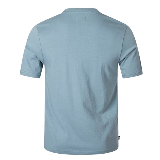 Camiseta azul con logo grande Aquascutum Active - Image 2