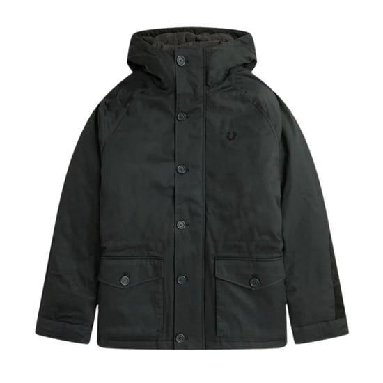 Chaqueta parka corta Fred Perry Snorkel verde noche - Image 1